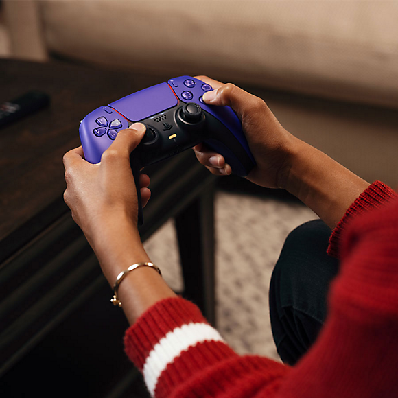 DualSense® Wireless Controller - Galactic Purple - For PS5, PC, MAC & Mobile — product view 5