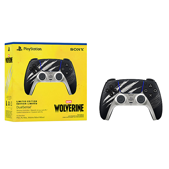 DualSense® Wireless Controller - Marvel’s Wolverine Adamantium Limited Edition - For PS5, PC, MAC & Mobile — product view 5