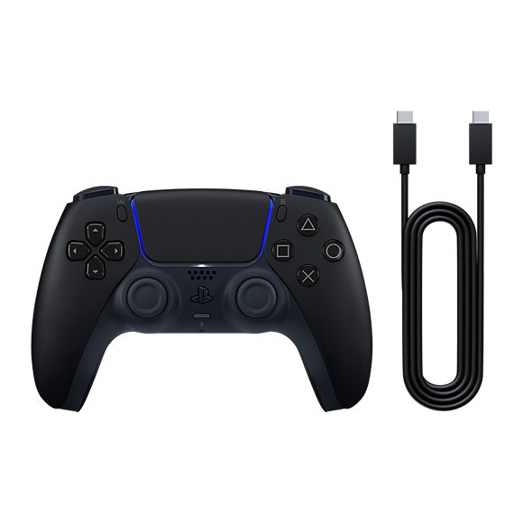 DualSense® Wireless Controller - Midnight Black & USB Cable for PC — product view 1