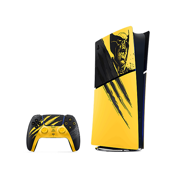 PlayStation®5 Digital Edition Console 825 GB - Marvel’s Wolverine Battle Yellow Limited Edition Bundle — product view 2
